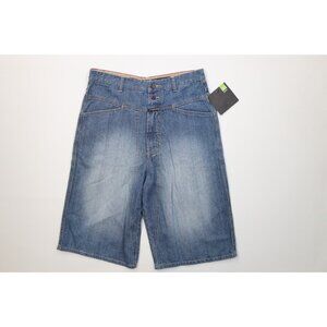 Deadstock Vtg 90s Marithe Francois Girbaud Mens 31 Baggy Denim Jean Shorts Blue